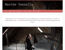 Tablet Screenshot of marthevassallo.com